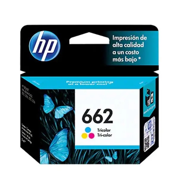 HP 662 - Color (cian, magenta, amarillo) - original - Ink Advantage - cartucho de tinta - para Deskjet 1516, Ink Advanta